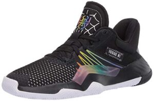 adidas women's d.o.n. issue #1 basketball shoe, ftwr white/core black/core black, 11