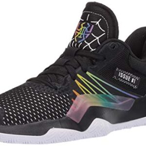 adidas Women's D.O.N. Issue #1 Basketball Shoe, FTWR White/core Black/core Black, 11