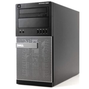 Dell Optiplex 9020 Mini-Tower Desktop, Quad Core i7 4770 3.4Ghz, 32GB DDR3 RAM, 1TB SSD Hard Drive, Windows 10 (Renewed)