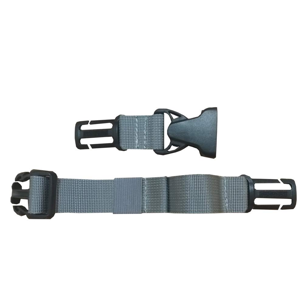 Amlrt HDHYK Backpack Chest Strap- Nylon -Suitable for Webbing on The Backpack up to1in. Gray