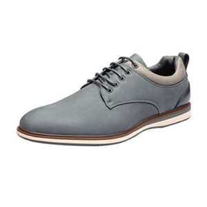 bruno marc men's grey dress shoes casual oxford lg19011m 11 m us