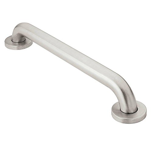 Moen 8912 Home 12-Inch Bathroom Grab Bar, Stainless Steel with Moen 8732 Home 32-Inch Bathroom Grab Bar, Stainless