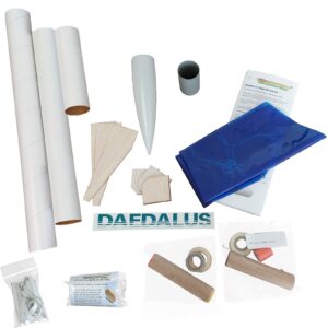 Rocketarium Daedalus 2-Stage Flying Model Rocket Kit. RK-1003