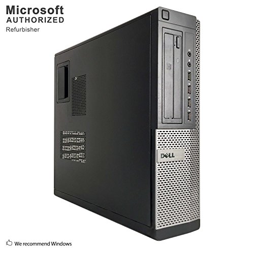 Dell OptiPlex 990 Desktop Computer Package - Intel Quad Core i5 3.1-GHz, 8GB RAM, 500GB HDD, 17 Inch LCD, DVD, Keyboard, Mouse, USB WiFi Adapter, Windows 10 (Renewed)