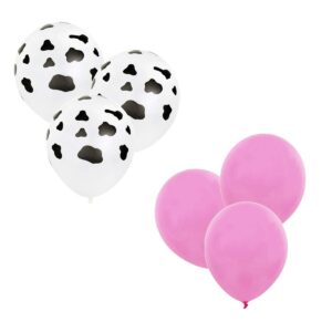 InBy 18pcs Farm Animal Balloon for 2nd Birthday Party Decorations Pig Cow Head Second Farm Animal Theme Balloon Garland Arch 40" Number 2 Foil Balloon 12" Latex Balloon Baby Girl Shower Party Supplies