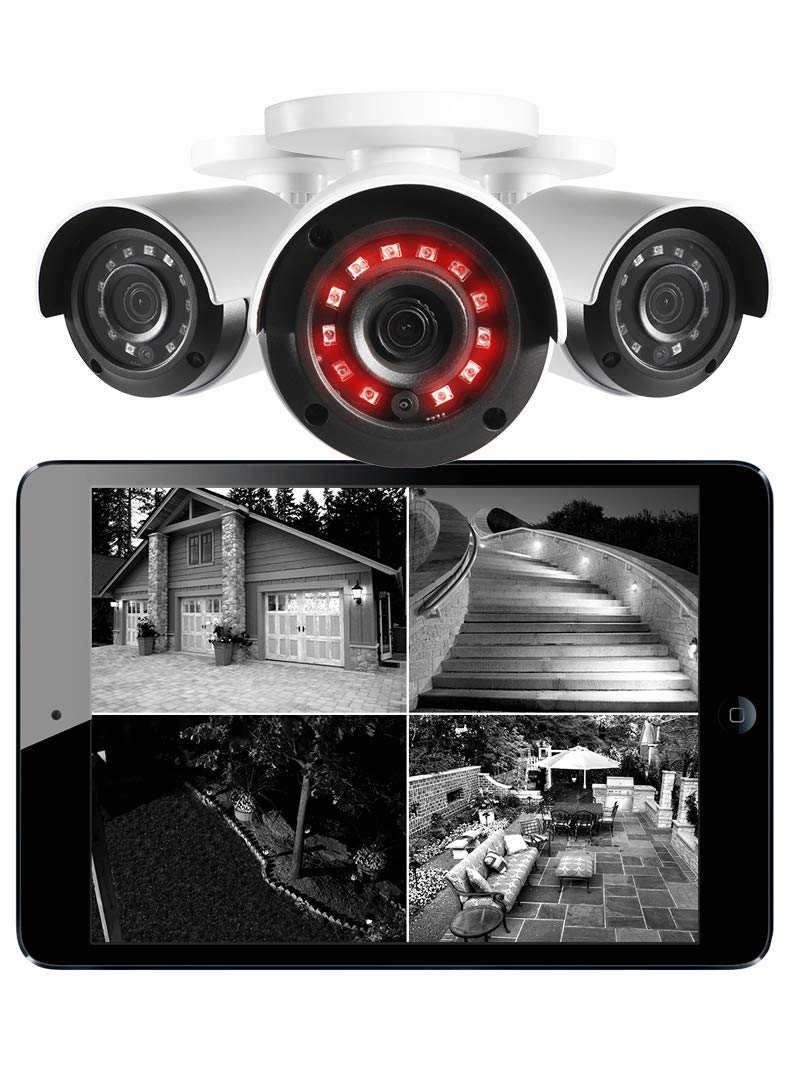 Lorex 1080p Analog Wired Security Camera – Outdoor & Indoor Add on Camera Wired Surveillance System for Home & Business – Long Range Night Vision, HD Recording