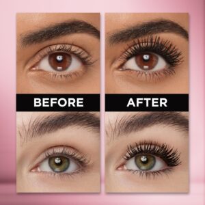 L'Oreal Paris Voluminous Makeup Lash Paradise Mascara, Black, 0.25 Fl Oz (Pack of 2) Packaging May Vary