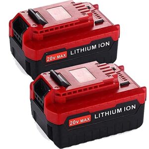 ohyes bat 2 packs 6.0ah extended capacity replacement battery compatible with porter cable 20v lithium-ion battery