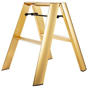 hasegawa ladders lucano step stool premium edition 2 step gold