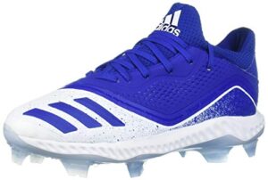 adidas women's icon v bounce tpu baseball shoe, collegiate royal/collegiate royal/glow blue, 12.5 m us