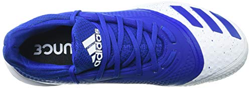 adidas Women's Icon V Bounce TPU Baseball Shoe, Collegiate Royal/Collegiate Royal/Glow Blue, 12.5 M US