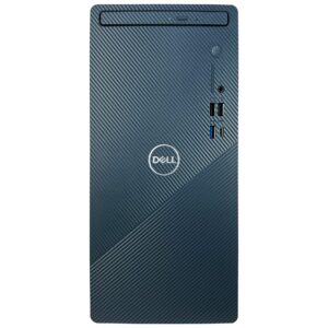 dell inspiron 3910 desktop computer - 12th gen intel core i7-12700 8-core up to 4.90 ghz processor, 64gb ram, 512gb nvme ssd + 1tb hdd, intel uhd graphics 730, dvd burner, windows 11 pro, mist blue