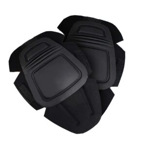 idogear tactical knee pads g3 pants protective pads for military airsoft hunting pants (black)