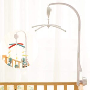 AFUNTA 26 Inch Baby Crib Mobile Bed Bell Holder Music Box Holder Toy Decoration Hanging Arm Bracket Baby Bed Stent Set Nut Screw