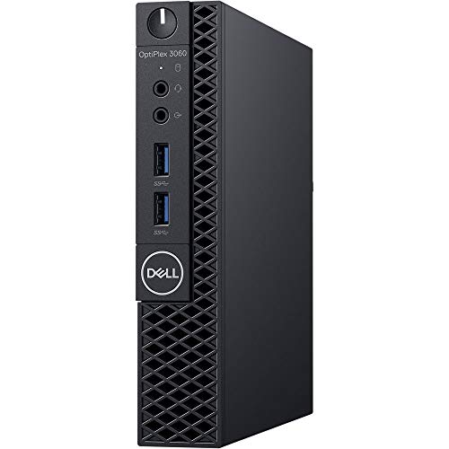 Dell OptiPlex 3060 Micro Form Factor (MFF) Business Desktop PC, Intel Six/Hexa Core i5-8500T, 16GB RAM, Intel PCIe Nvme 512GB SSD, Display Port/HDMI, Wireless LAN, Gigabit Ethernet, Windows 10 Pro