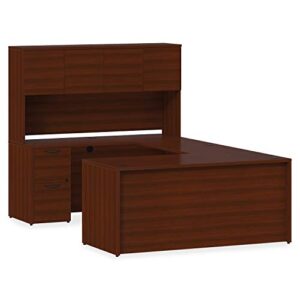 Lorell PL2236MY Lateral File, 2 Drawers, 36-Inch Wx22-Inch Dx29-Inch H, Mahogany