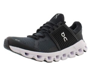 on running womens cloudswift running shoes, black/rock, size 10 m us
