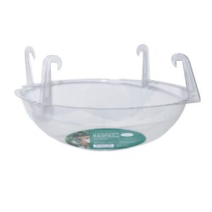 Curtis Wagner Plastics Hanging Wire Coco Basket Drip Pan (5-Pack) - 12-14 Inch - Fast & Easy Snaps, Used Indoors, Outdoors & Garden Potting