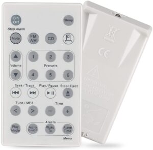 chunghop remote control compatible with bose sound touch music radio system cd awrcc1 (white)