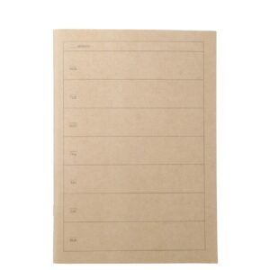 2019 muji planner (weekly planner a5 size)