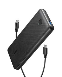 anker usb c power bank, powercore essential 20000 pd (18w) power bank, high cell capacity 20000mah portable charger battery pack for iphone 12/mini/pro/max pro/11/x, samsung (pd charger not included)