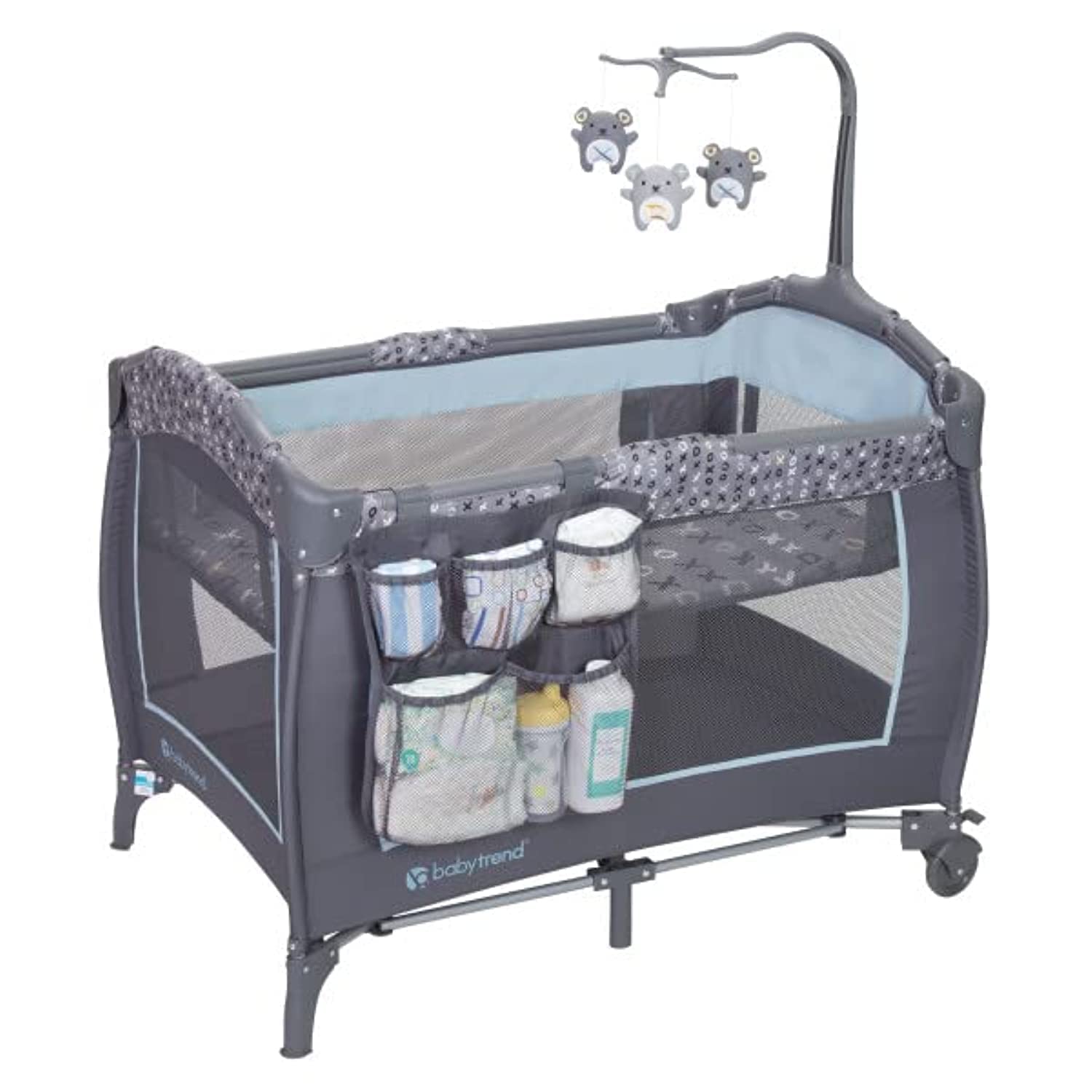 Baby Trend Trend-E Nursery Center Playard, Starlight Blue