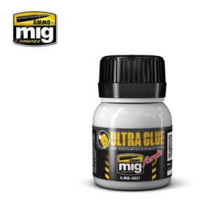 ammo mig jimenez ultra glue - for etch, clear parts & more amig2031