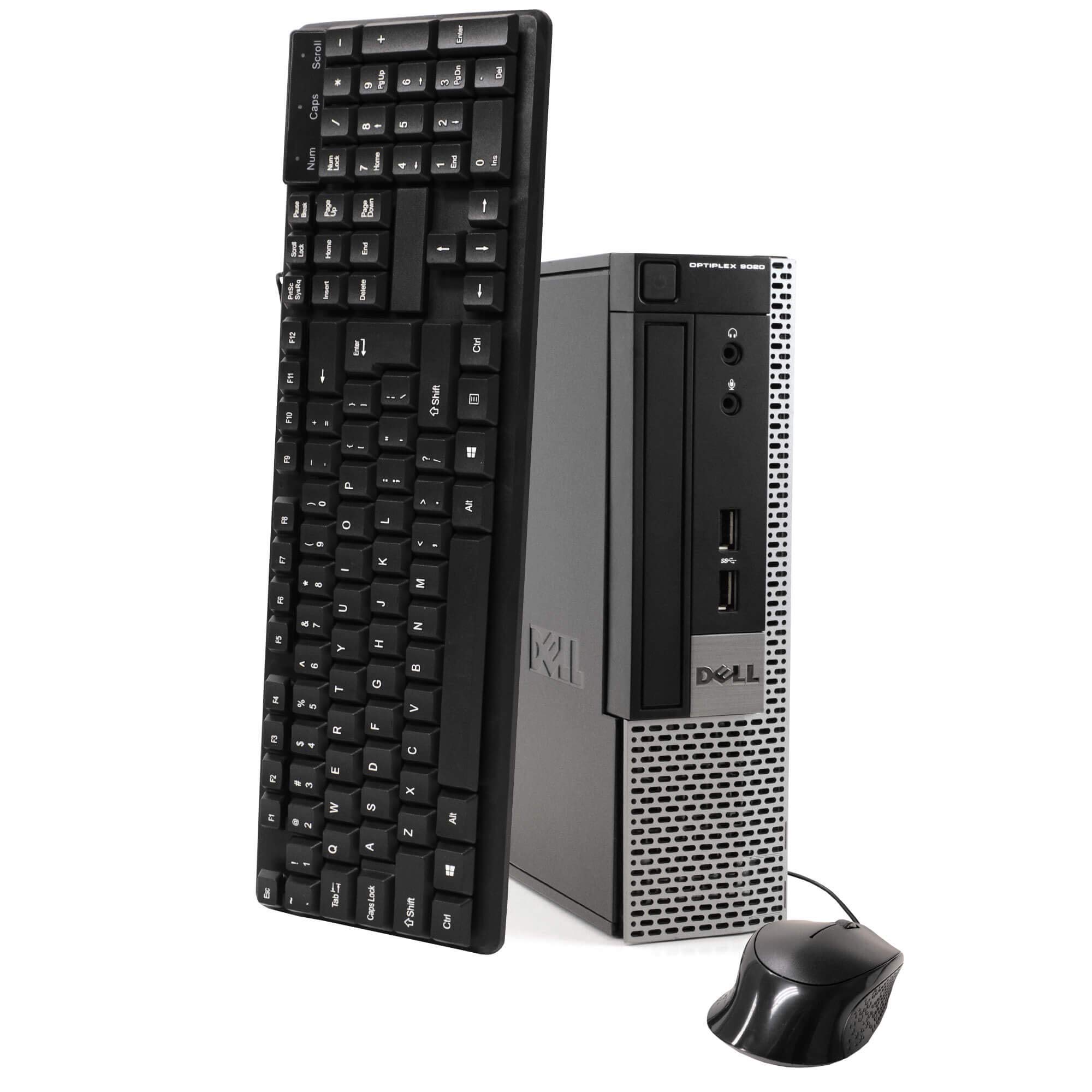 Dell Optiplex 9020 Ultra Small Desktop Computer PC, Intel Core i5-4570S, 16GB Ram, 256GB Solid State SSD, 4K Support, WiFi, Bluetooth, HDMI, Win 10 Pro(Renewed)