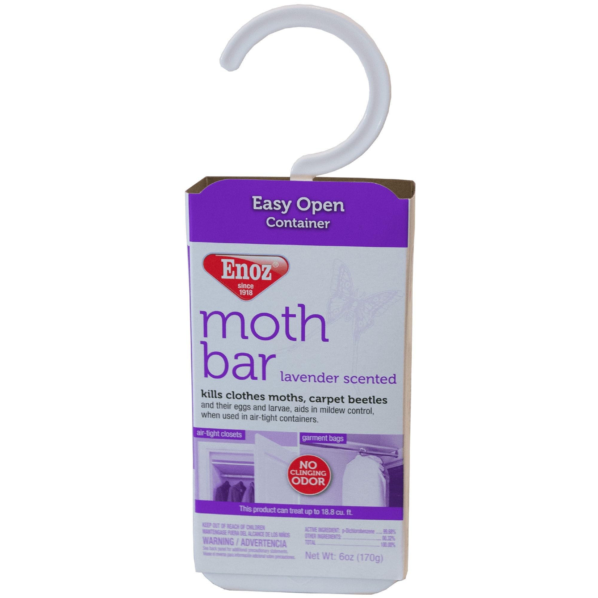 6OZ Moth Bar/Hanger - Pack of 6