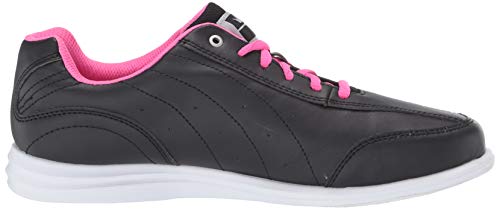 Brunswick Ladies Mystic Bowling Shoes- Black/Pink 6 1/2, 6.5