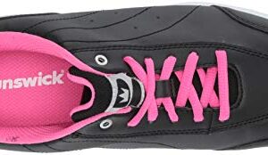 Brunswick Ladies Mystic Bowling Shoes- Black/Pink 6 1/2, 6.5