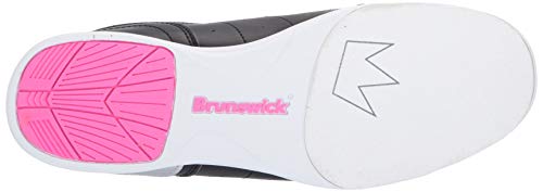 Brunswick Ladies Mystic Bowling Shoes- Black/Pink 6 1/2, 6.5