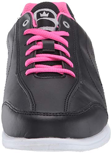 Brunswick Ladies Mystic Bowling Shoes- Black/Pink 6 1/2, 6.5