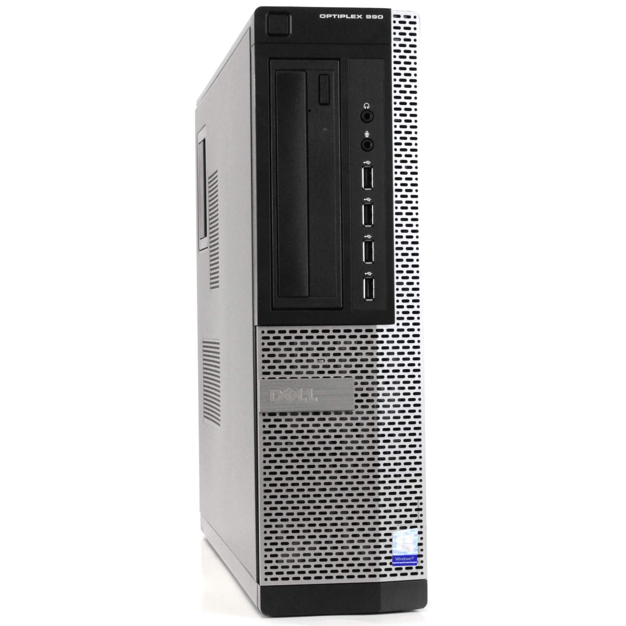 Dell Optiplex 990 Desktop Computer Package - Intel Quad Core i5 3.1GHz Processor, 8GB RAM, 500GB Hard Drive, DVD, 19 Inch LCD Monitor, New USB Keyboard, Mouse & WiFi, Windows 10 (Renewed)