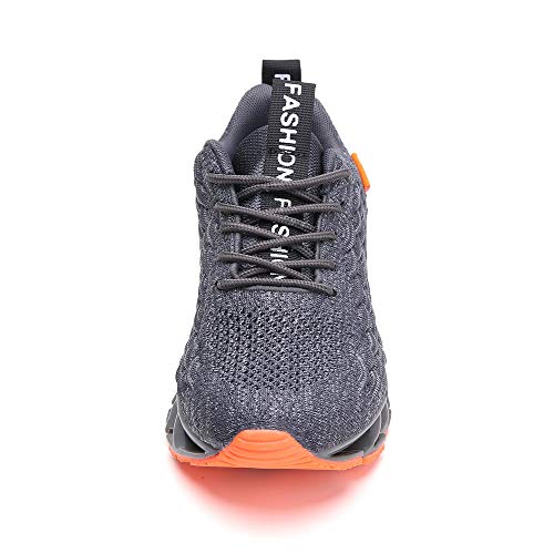 SKDOIUL Grey Sneakers for Men mesh Breathable Comfort Fashion Sport Athletic Running Walking Shoes Man Runner Jogging Shoes Casual Tennis Trainers Size 12
