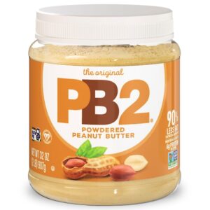 PB2 Original Powdered Peanut Butter - 6g of Protein, 90% Less Fat, Certified Gluten Free, Only 60 Calories per Serving, Perfect for Protein Shakes, Smoothies, and Low-Carb, Keto Diets