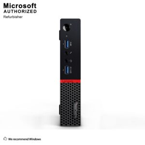 Lenovo Thinkcentre M900 USFF PC Desktop Intel Core i7-6700T 2.80 GHz 8GB 256GB SSD Windows 10 Pro (Renewed)