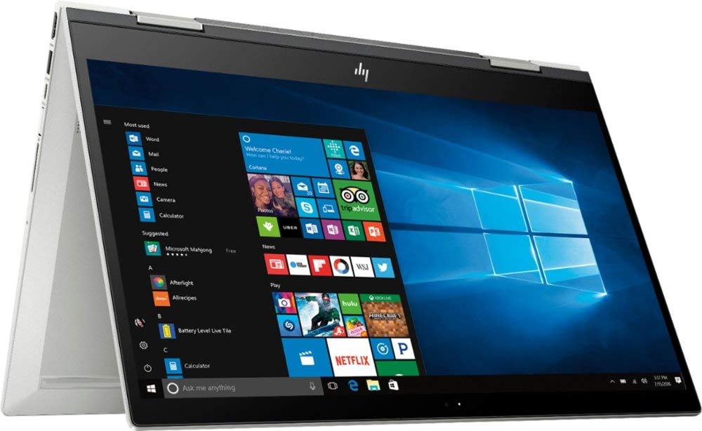HP Envy X360 2-in-1 2019 Premium 15.6" FHD Touchscreen Laptop Computer, 4-Core Intel Core i7-8550U 1.8GHz, 16GB RAM, 512GB SSD, Backlit Keyboard, Wi-Fi, Bluetooth, Webcam, HDMI, USB-C, Windows 10