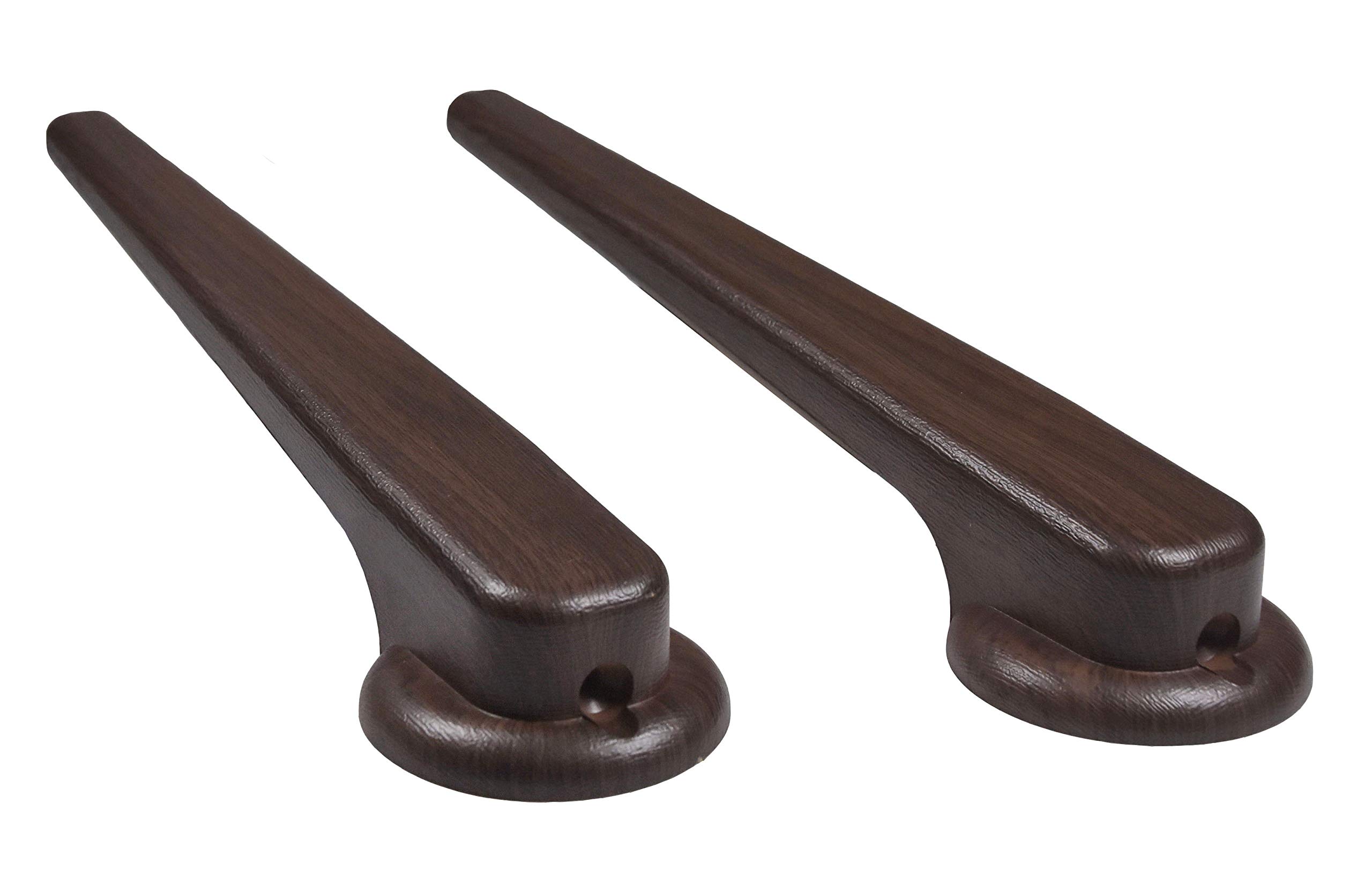 NAK Recliner Replacement Parts Lever Style Handle fits Many Manufacturer Brands Including Flexsteel, Chair Release Handle for Sofa, Couch or Recliner (Walnut Wooden, 2)