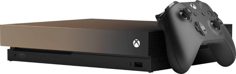 Xbox One X 1TB Console Gold Rush Special Edition Battlefield V Bundle (Renewed) [Video Game]