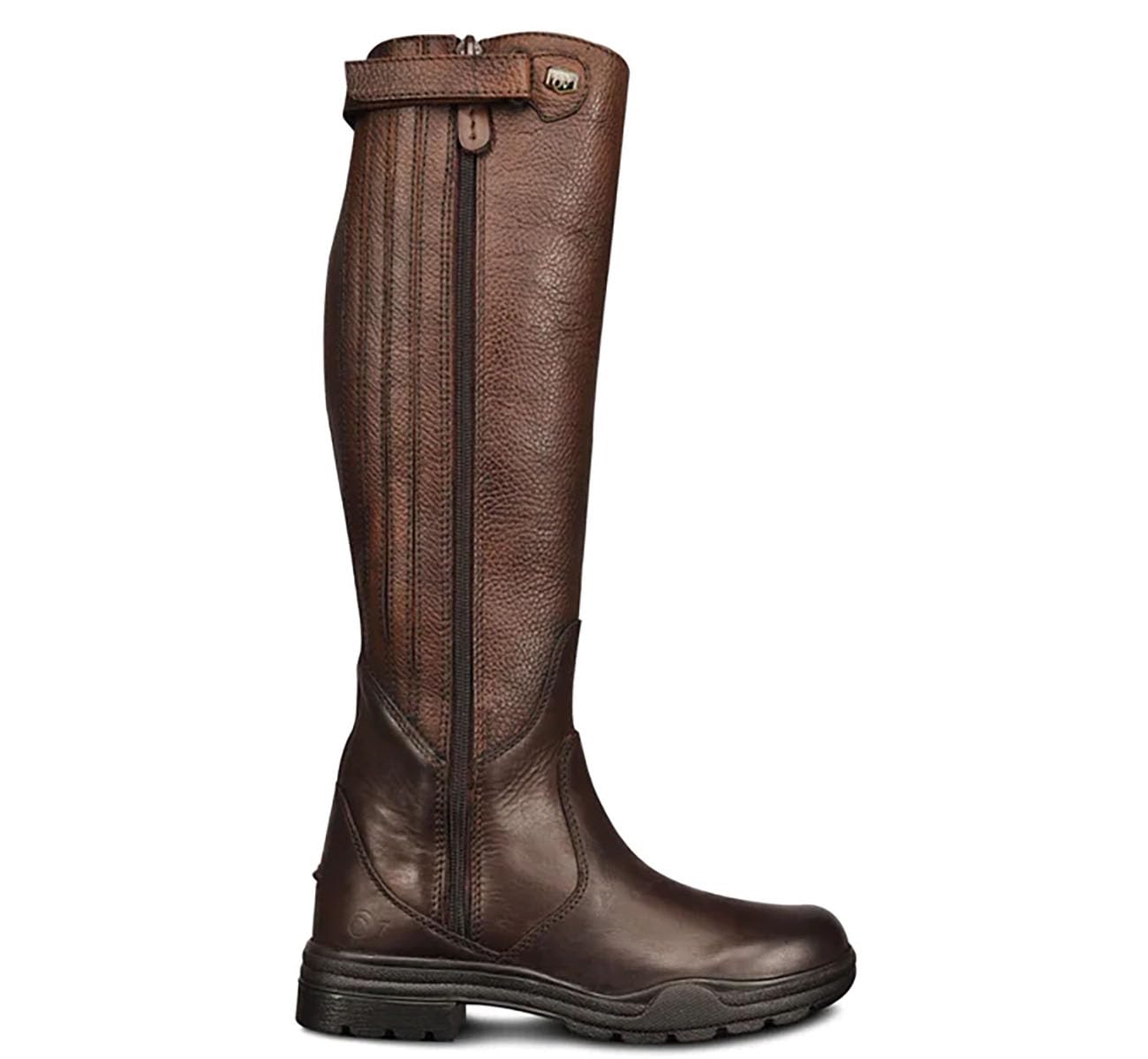 Ovation Women's Comfortable Stylish Equestrian Horse Riding Tall Full-Grain Leather Moorland II Highrider Boot, Brown, 10