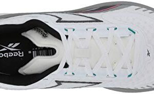 Reebok FUSIUM Run 20 Shoe, White/Black/Acid Pink, 11 M US