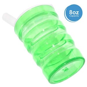 Rehabilitation Advantage Long Spout Feeding Cup Green