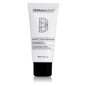 dermablend poresaver matte primer face makeup for oily skin, lightweight pore minimizing & blurring face primer, 24hr wear, 1.0 fl. oz.