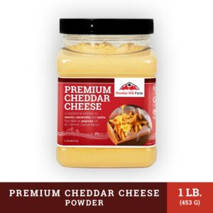 Hoosier Hill Farm Premium Cheddar Cheese Powder, 1LB (Pack of 1)