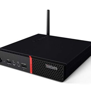 Lenovo Thinkcentre M715q Business Mini Tiny Desktop (AMD Ryzen 5 Pro 2400GE Quad Core 3.8GHz, 8GB DDR4 RAM, 256GB NVMe PCIe M.2 SSD) WiFi AC, Bluetooth, DisplayPort, Windows 10 Pro 64-Bit