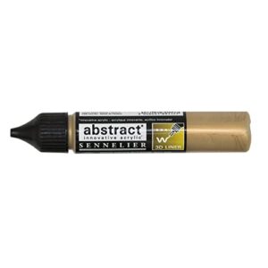 sennelier abstract acrylic liner, 27ml, iridescent gold