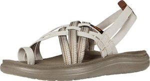 teva women's voya strappy sandal, antiguous birch, 11