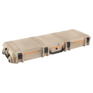 pelican vault v800 multi-purpose wide hard case with foam - tripod, equipment, electronics gear, instrument, and more (tan)