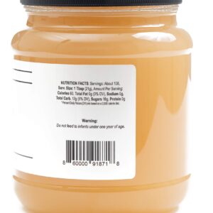 TJO Bees Raw and Unfiltered Honey (5 LB (80 OZ) Jar)